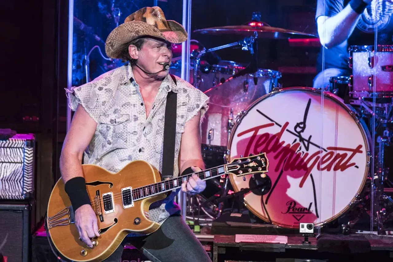 Image: Things got real 'Merican at the Ted Nugent concert at Freedom Hill