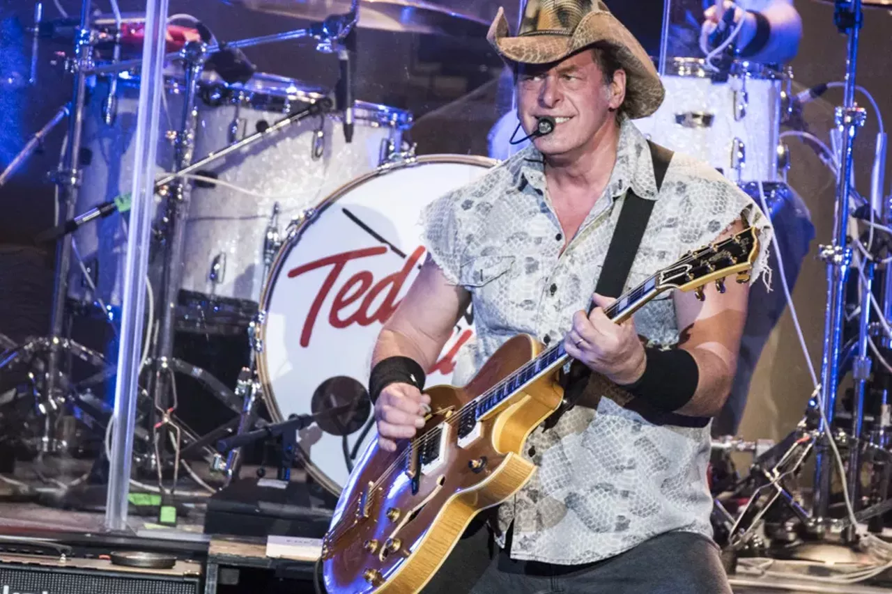 Image: Things got real 'Merican at the Ted Nugent concert at Freedom Hill