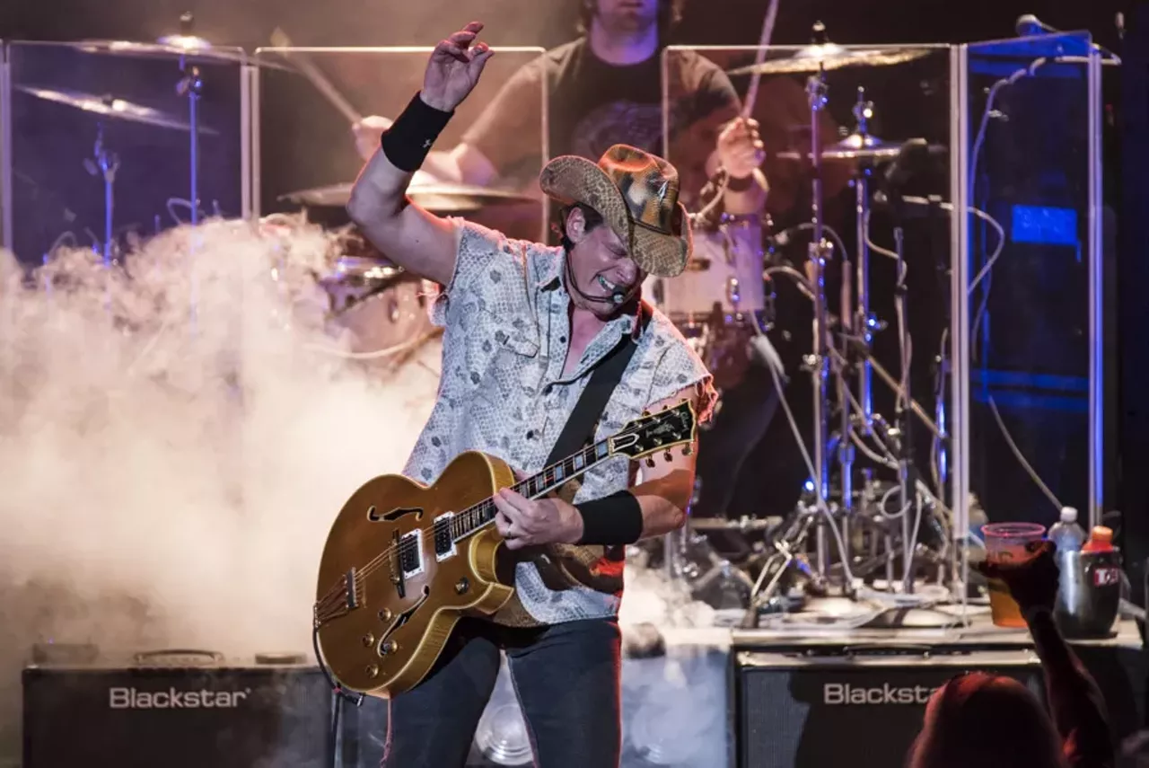 Image: Things got real 'Merican at the Ted Nugent concert at Freedom Hill