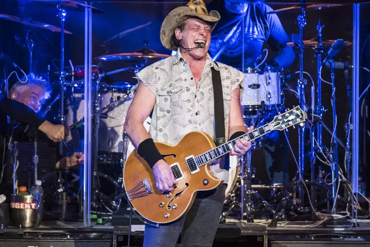 Image: Things got real 'Merican at the Ted Nugent concert at Freedom Hill