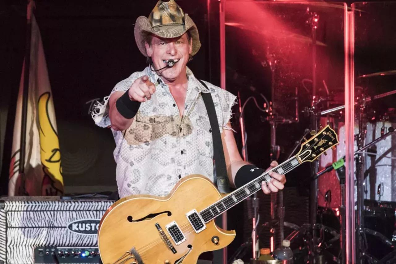 Image: Things got real 'Merican at the Ted Nugent concert at Freedom Hill