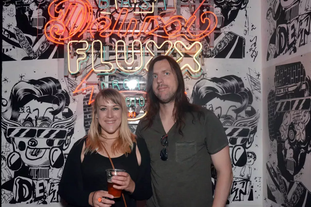 Image: Things got really trippy at the opening of Detroit's new Deluxx Fluxx