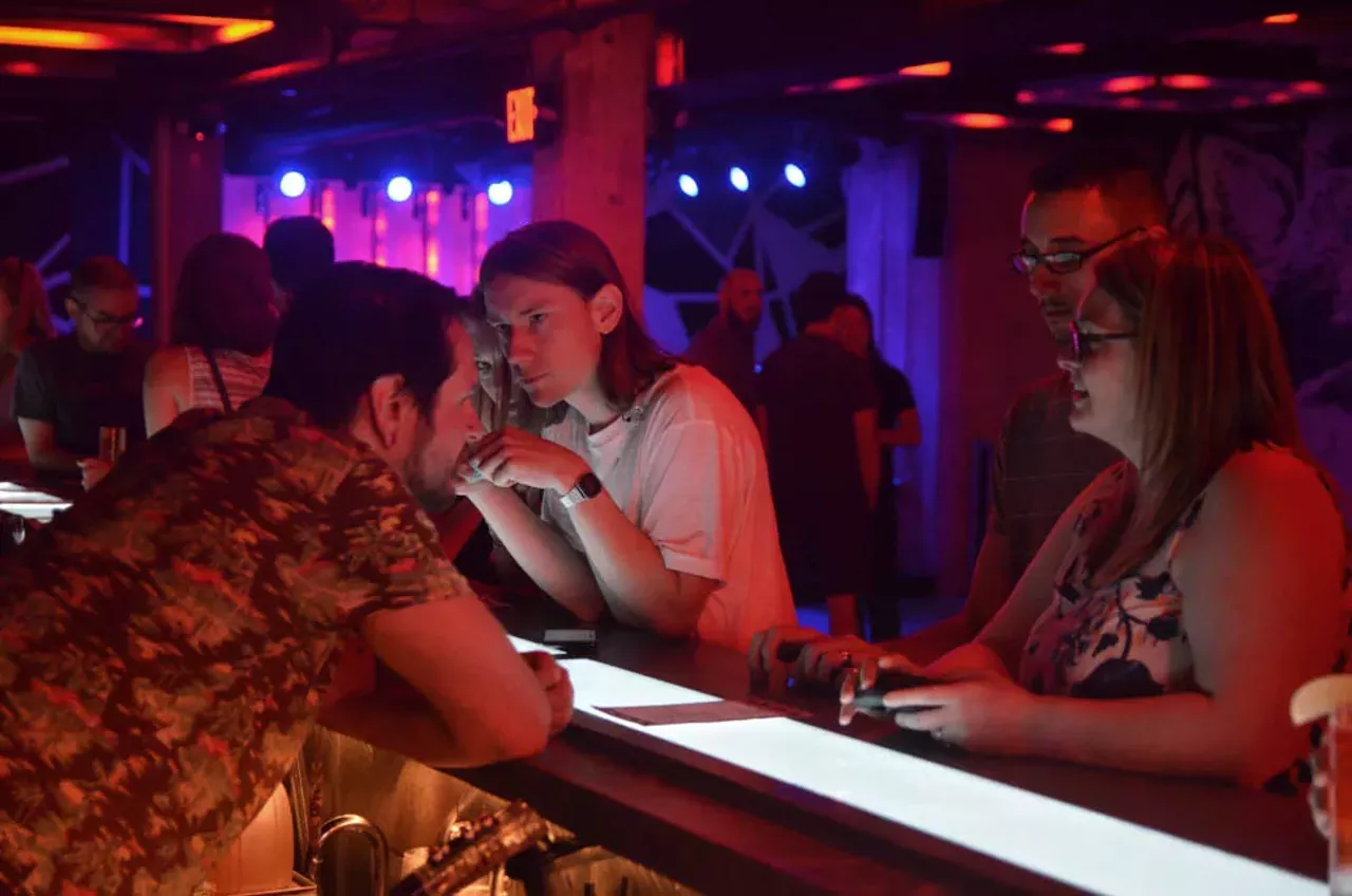 Image: Things got really trippy at the opening of Detroit's new Deluxx Fluxx