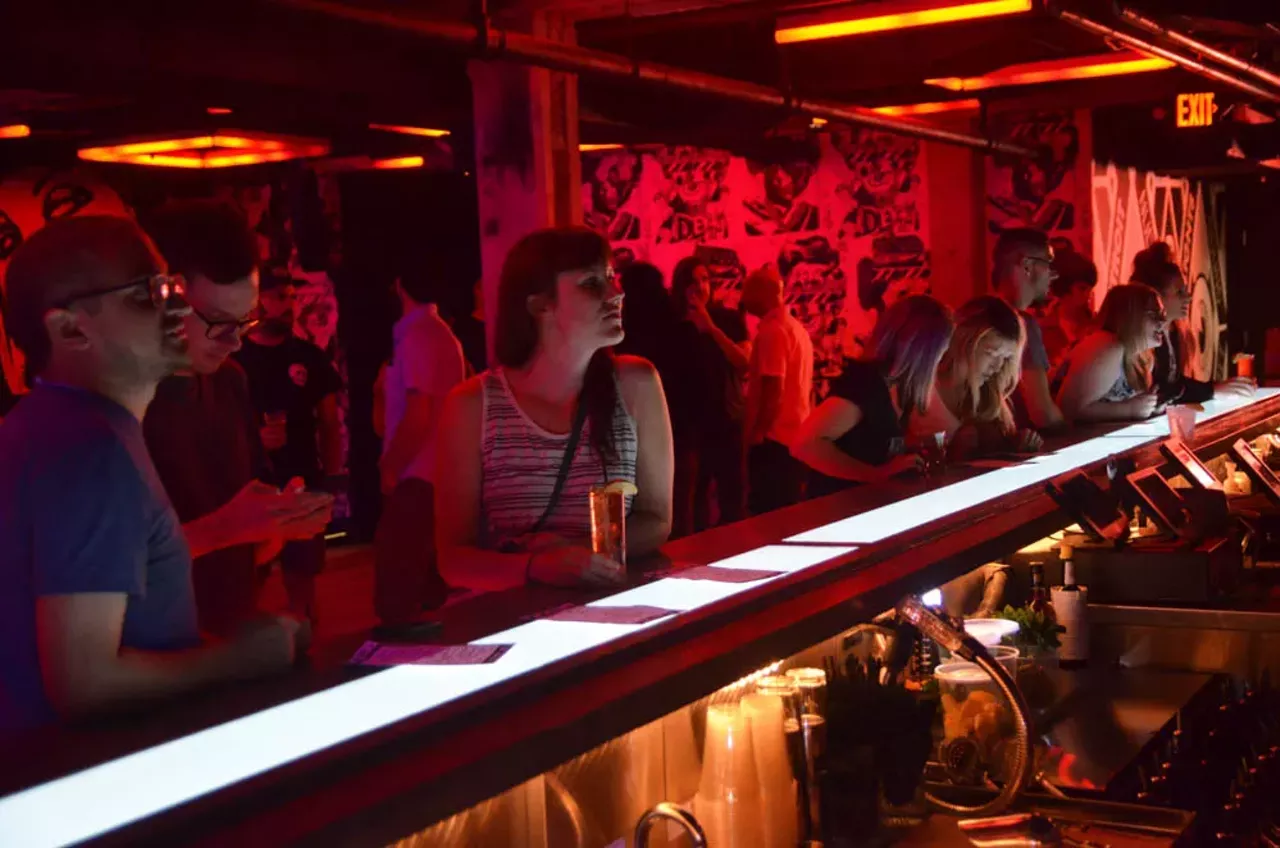 Image: Things got really trippy at the opening of Detroit's new Deluxx Fluxx