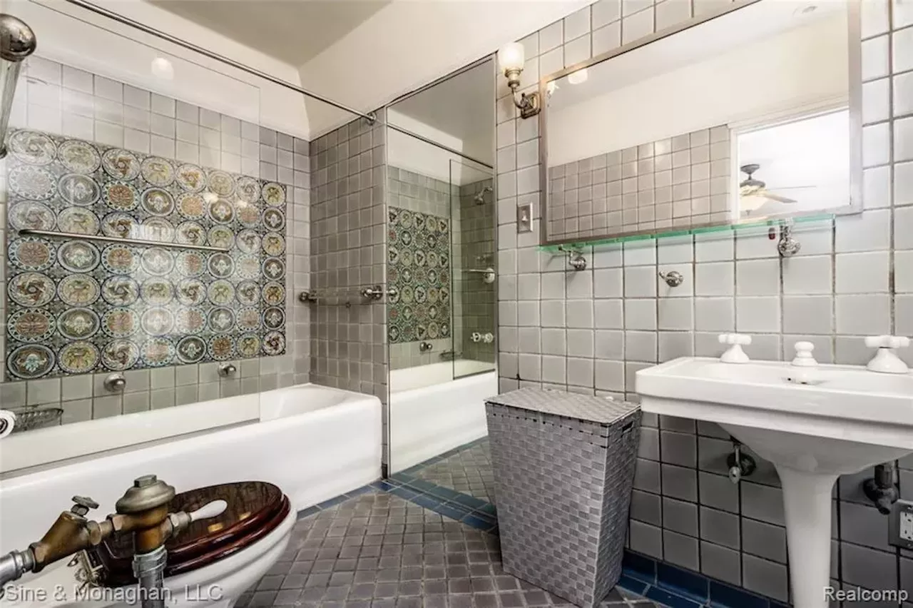 Image: This $1.39 million Grosse Pointe Park home built by architect Wallace Frost has several selfie-worthy tiled bathrooms &#151;&nbsp;let's take a tour