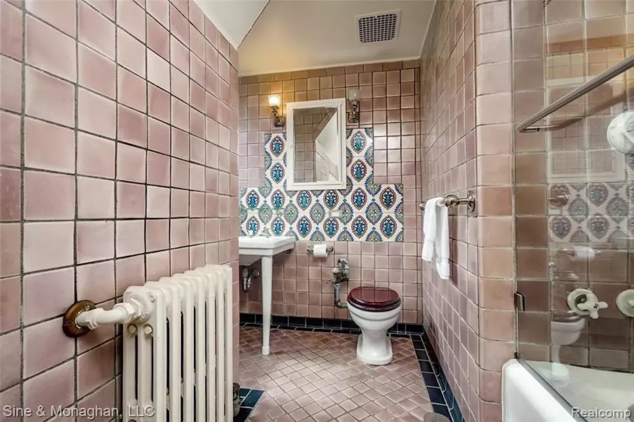 Image: This $1.39 million Grosse Pointe Park home built by architect Wallace Frost has several selfie-worthy tiled bathrooms &#151;&nbsp;let's take a tour