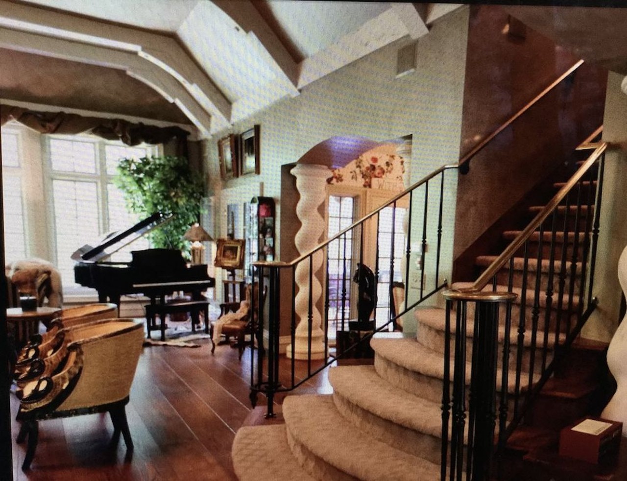 This $1.65 million Clarkston mansion has a garage with a turntable