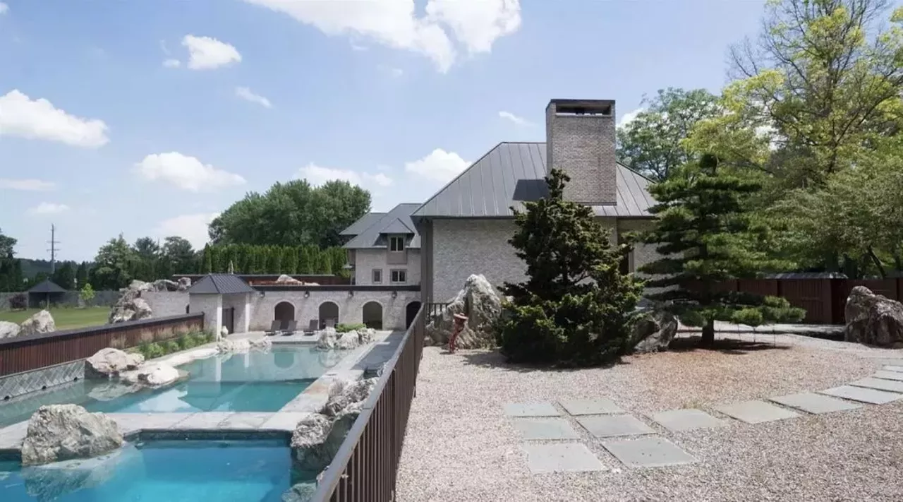 Image: This $1.79 million Ann Arbor mansion has a lagoon fit for a tiger king or queen &#151; let's take a look