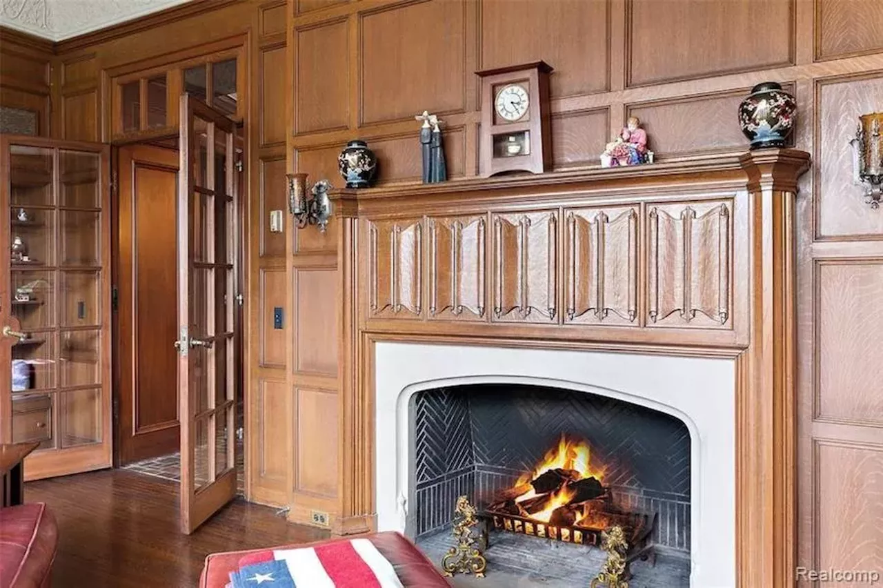 Image: This $1.85 million Alvin E. Harley-designed mansion in Detroit's Palmer Woods has a ballroom