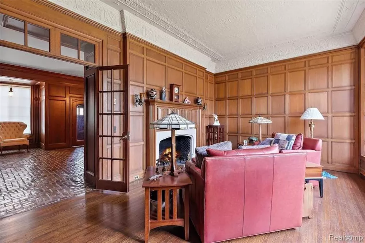 Image: This $1.85 million Alvin E. Harley-designed mansion in Detroit's Palmer Woods has a ballroom