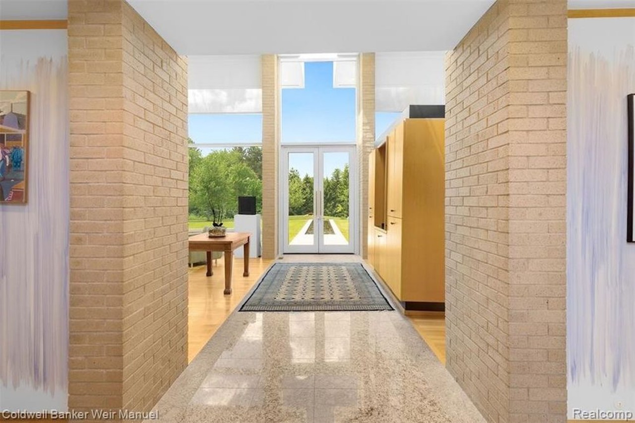 This $2.09 million William Kessler-designed West Bloomfield home has a bomb shelter
