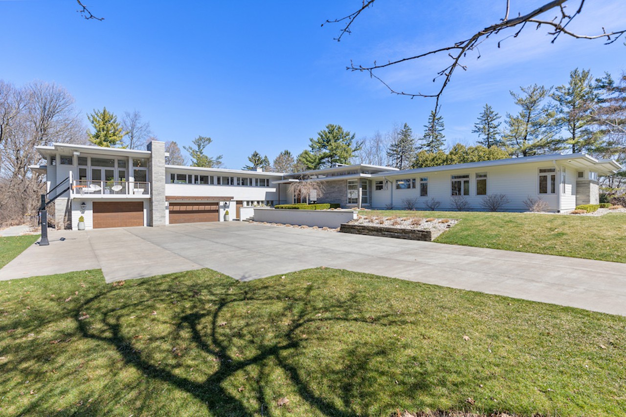 This $4.3 million renovated mid-century home in Ann Arbor is a stunning blank slate