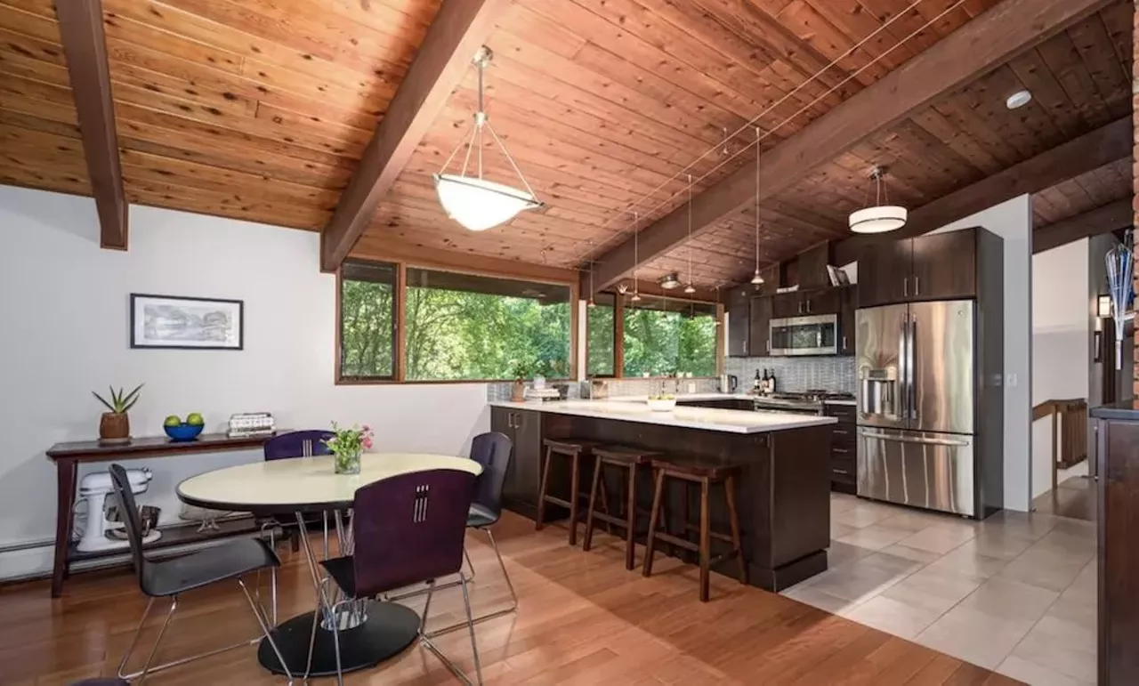 Image: This $585k zen AF Ann Arbor home has a pergola and koi pond