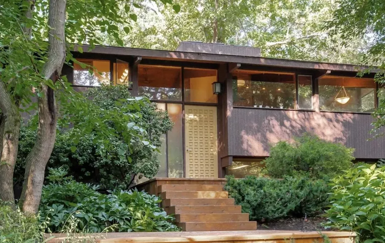 Image: This $585k zen AF Ann Arbor home has a pergola and koi pond