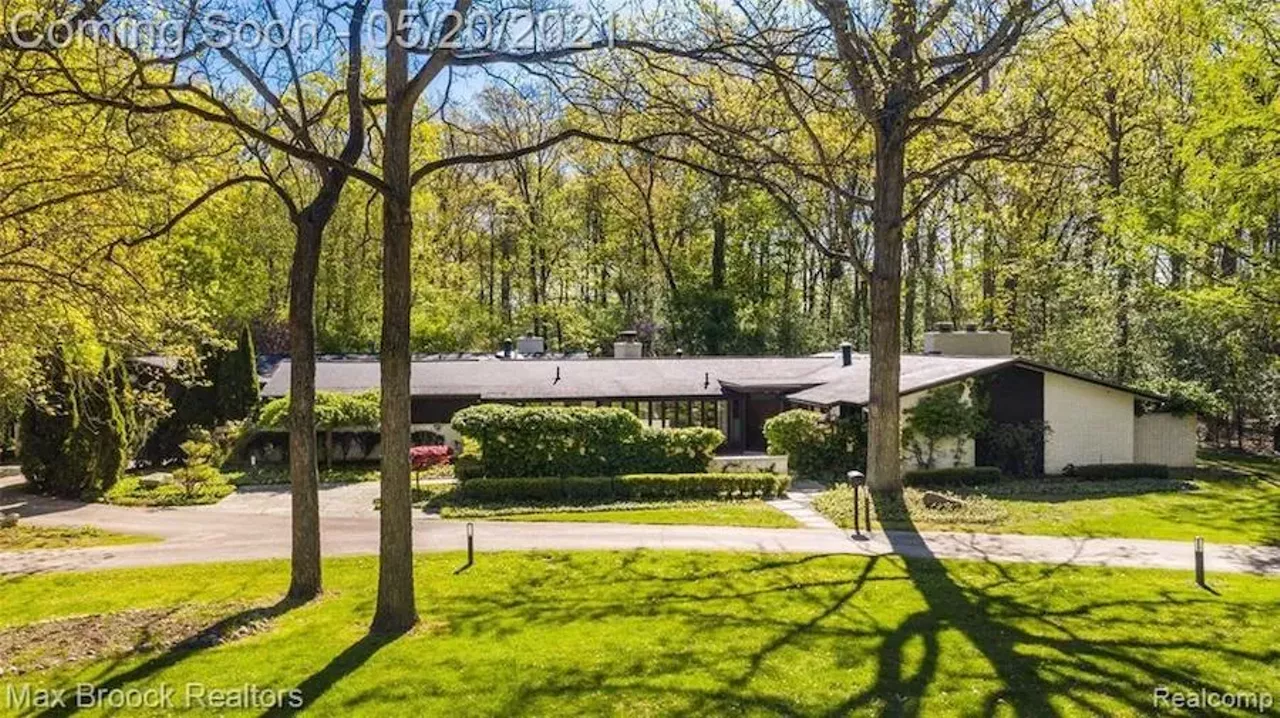 Image: This $979k Mid-Century Modern ranch in Bloomfield Hills is a stunner