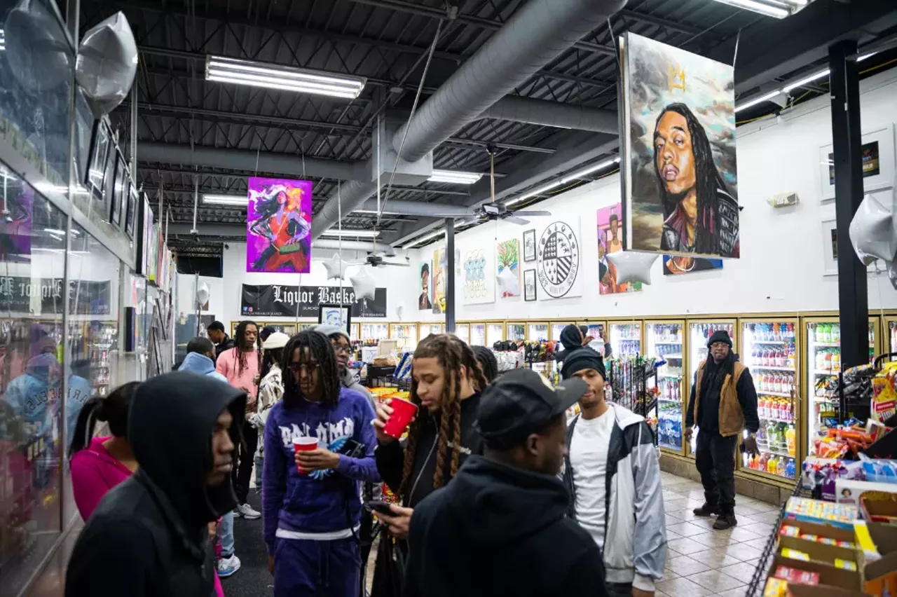 Image: This Detroit liquor store doubles as an art gallery