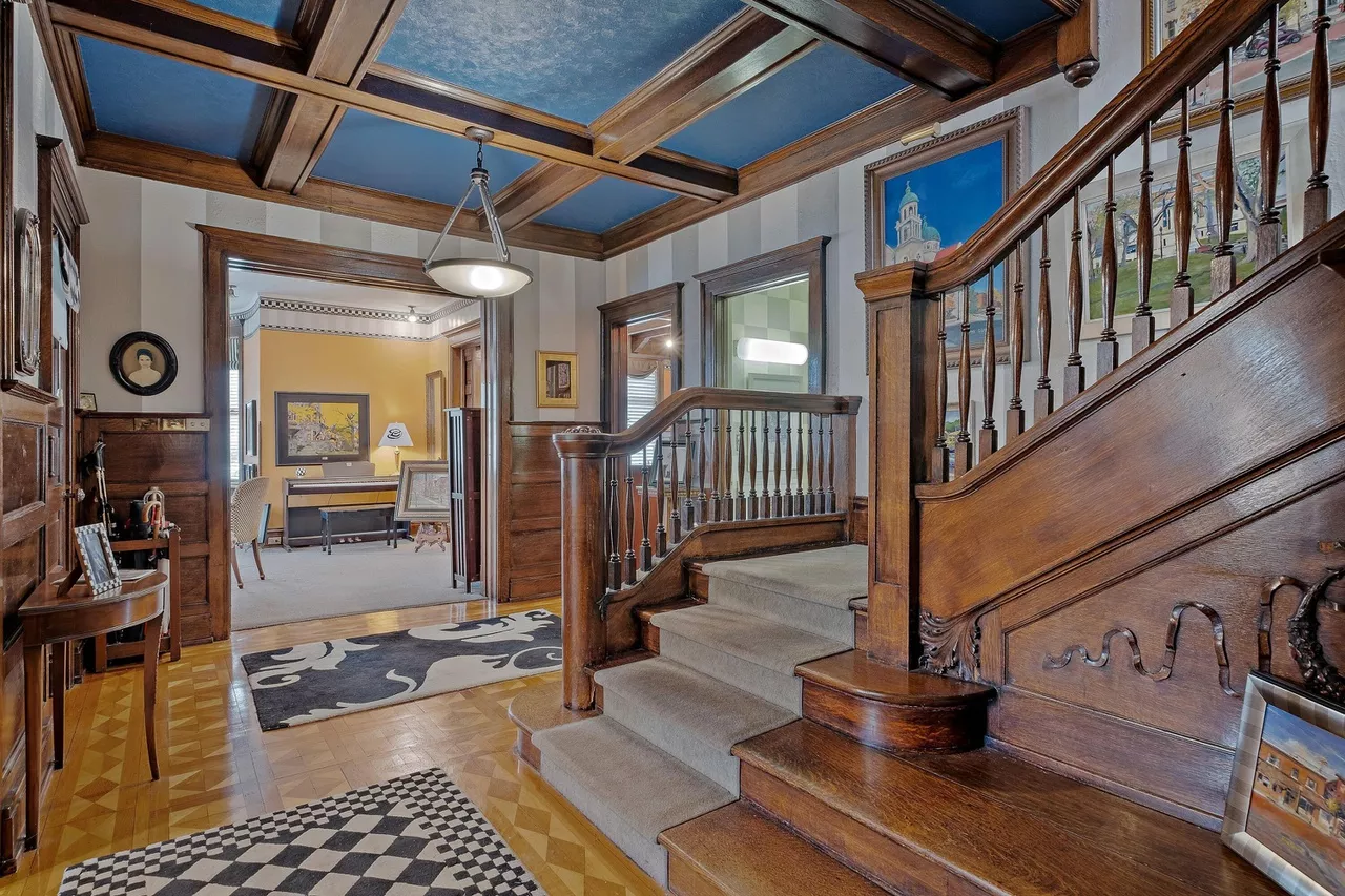 This historic Michigan stone house is beautiful inside and out