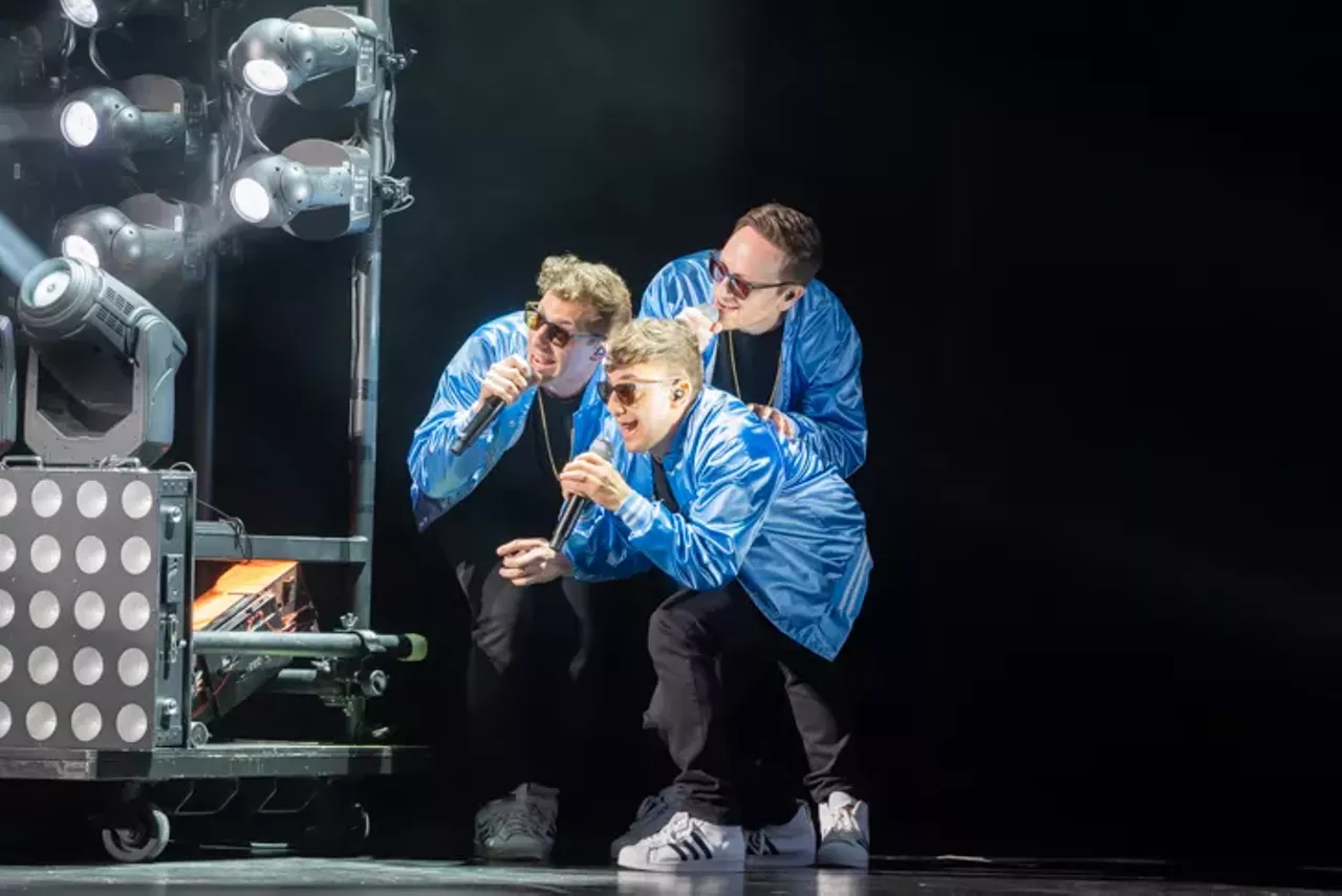 Image: This is what it looked like when the Lonely Island performed at the Fox Theatre