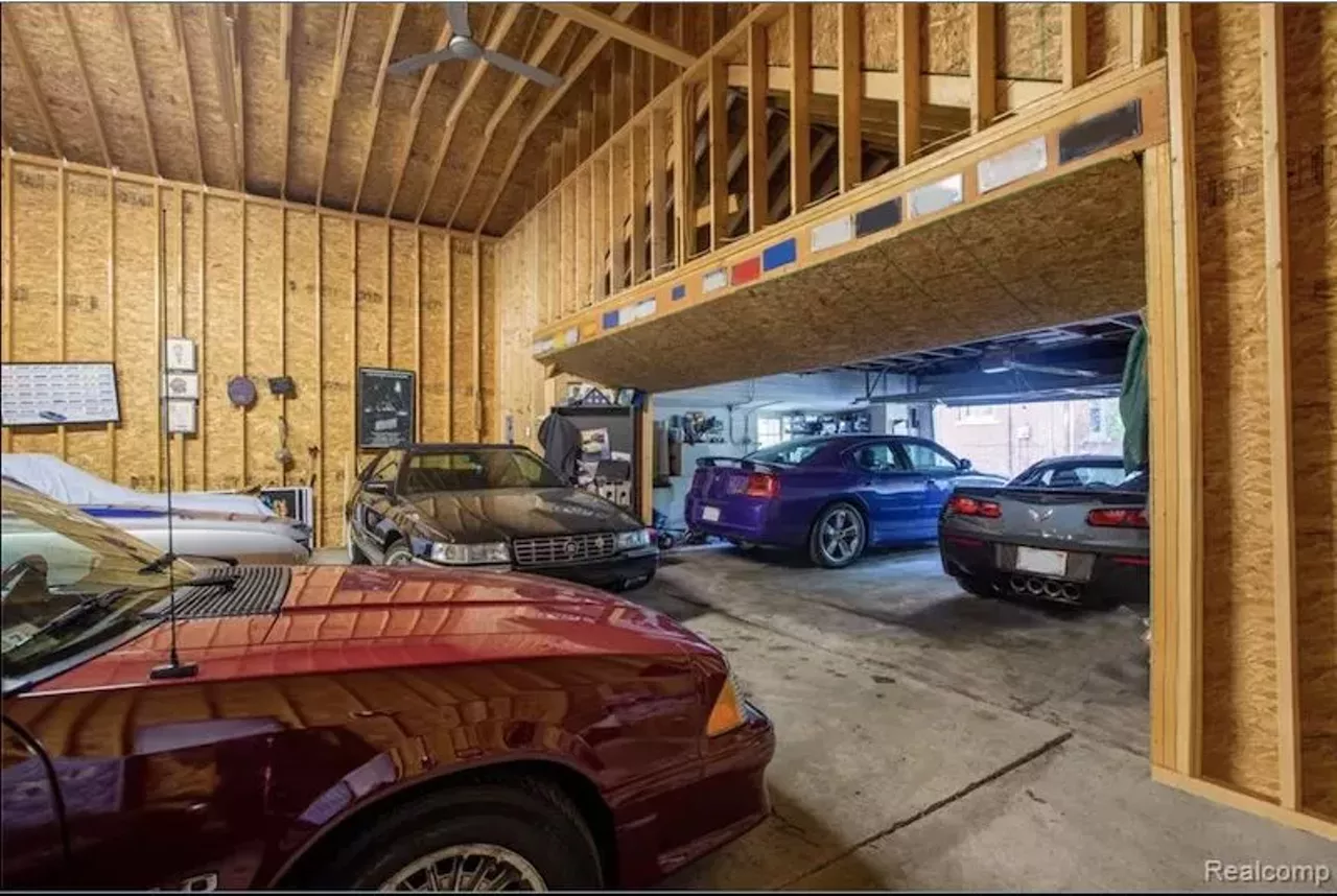 Image: This Palmer Woods home has a surprisingly huge garage
