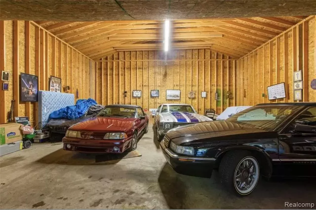Image: This Palmer Woods home has a surprisingly huge garage