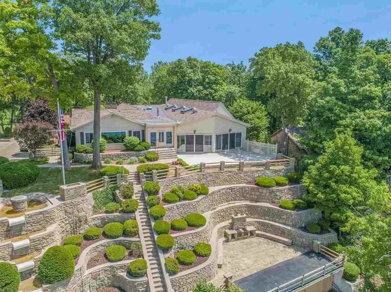 Image: This retro $2.59 million estate has a tunnel leading to Devils Lake