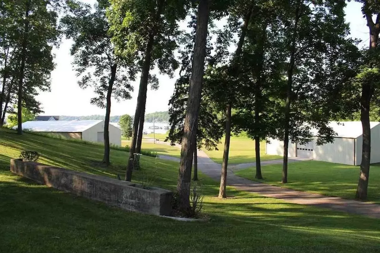 Image: This retro $2.59 million estate has a tunnel leading to Devils Lake