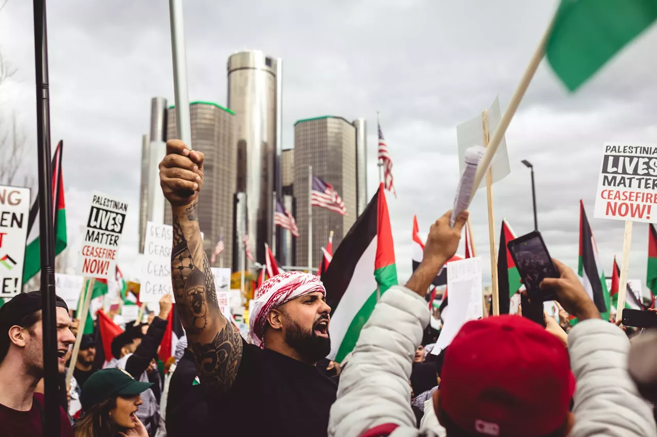 Image: Thousands march in Detroit demanding ceasefire in Gaza [PHOTOS]