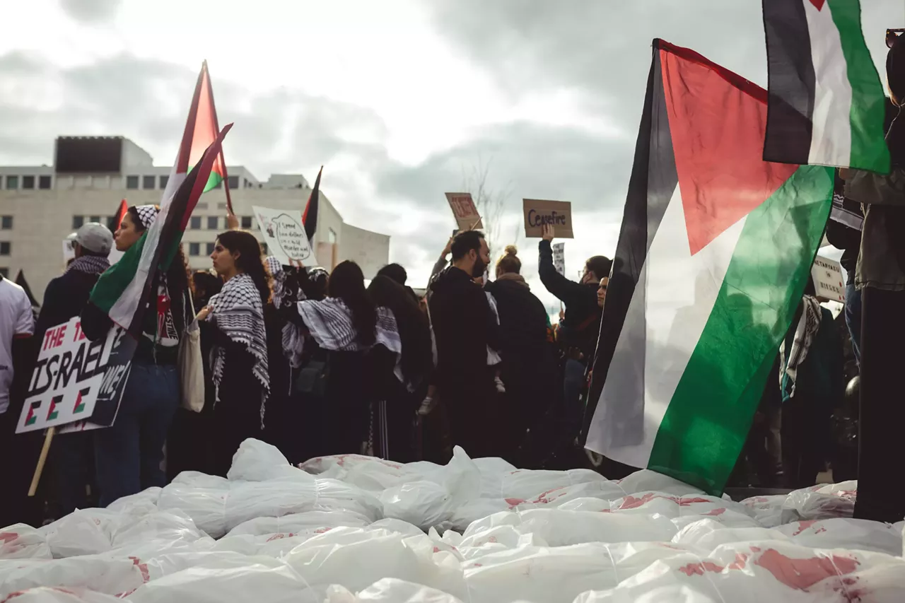 Image: Thousands march in Detroit demanding ceasefire in Gaza [PHOTOS]