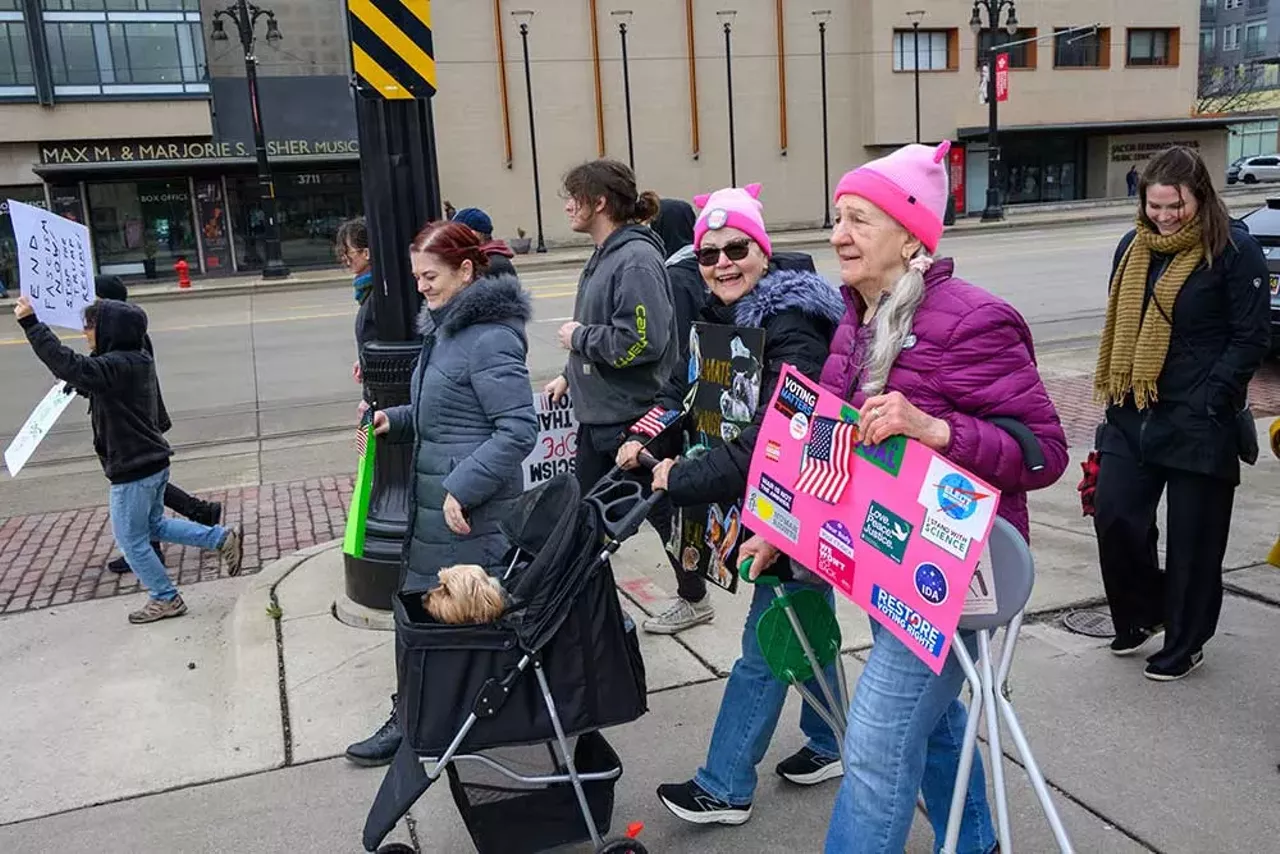 Image: Thousands protest Trump in Detroit as part of nationwide ‘Hands Off!’ rallies [PHOTOS]