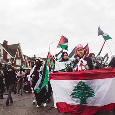 Image: Thousands show solidarity with Palestine at Dearborn rally