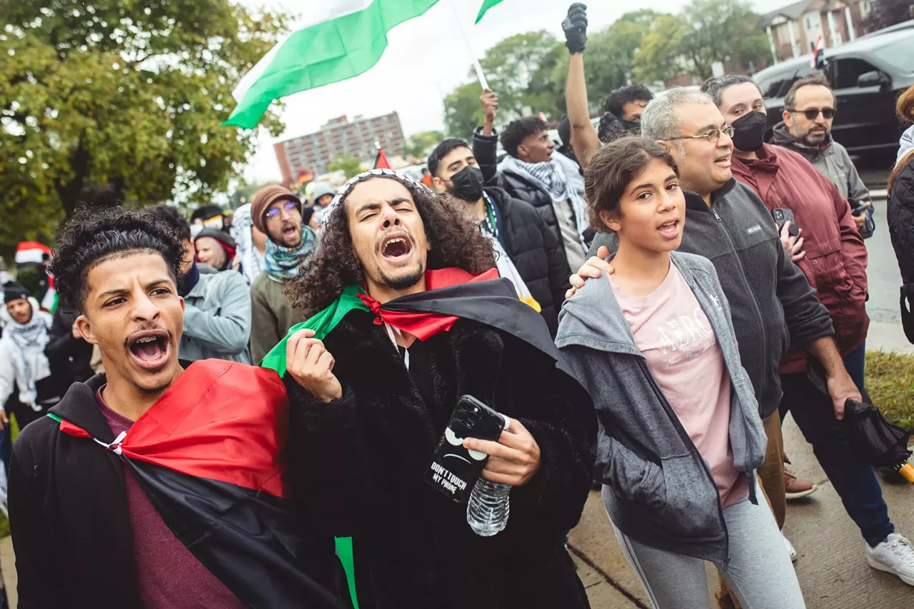 Image: Thousands show solidarity with Palestine at Dearborn rally