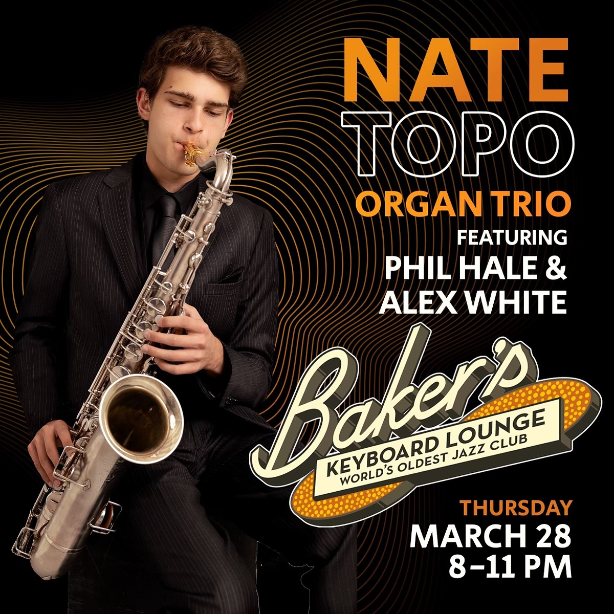 For info on Nate Topo and his other upcoming performances visit natetopo.com
