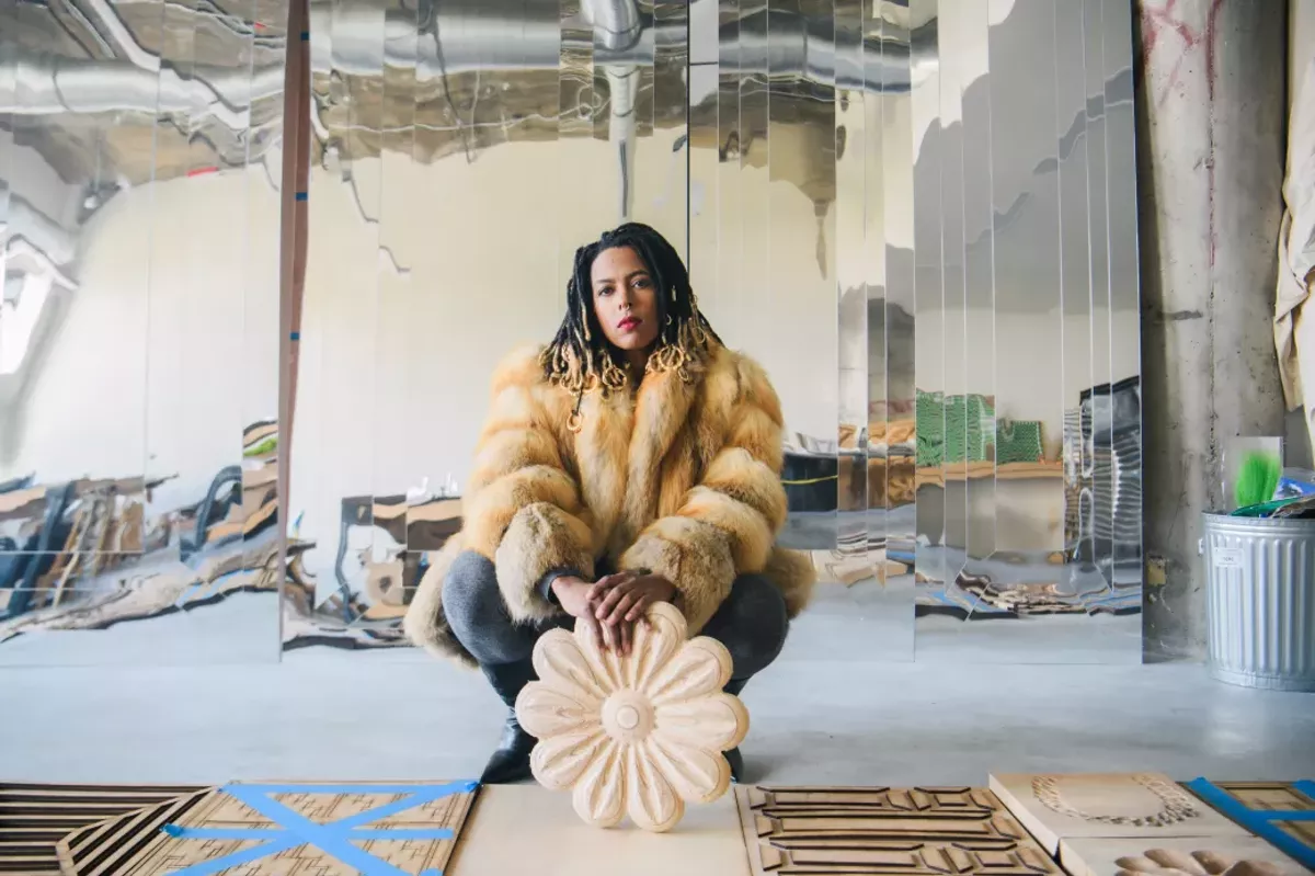 Image: Tiff Massey creates installations, public art, and wearable sculptures inspired by adornment.