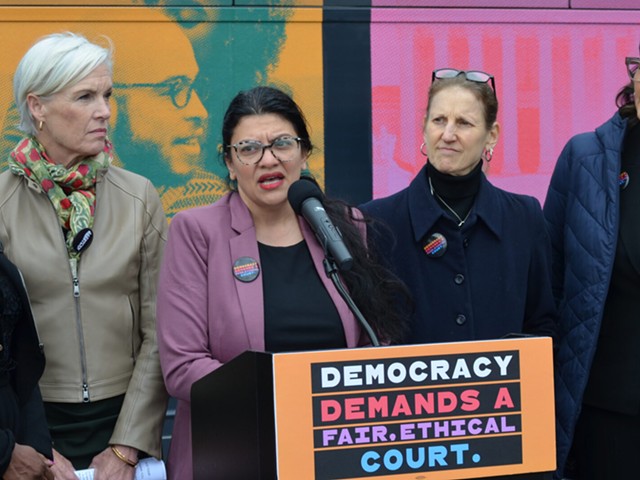 Tlaib, reproductive rights advocates call for U.S. Supreme Court reform amid ethics scandals