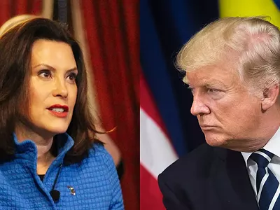 Gov. Gretchen Whitmer and President Trump sparred on Thursday over federal aid for Michigan.