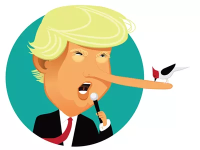 Image: Trump makes more bullshit claims about Whitmer during NBC town hall