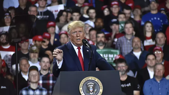 President Donald Trump rally in Battle Creek, Dec. 18, 2019.