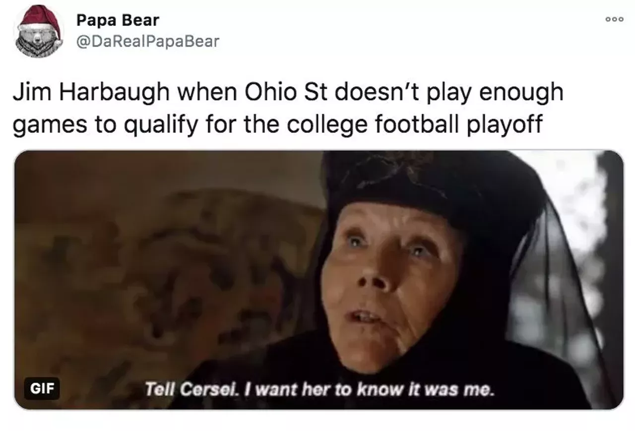 Image: Twitter loves/hates&nbsp;U-M football coach Jim Harbaugh for canceling Ohio State game due to COVID-19