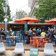 Stick your toes in the sand at this Campus Martius bar