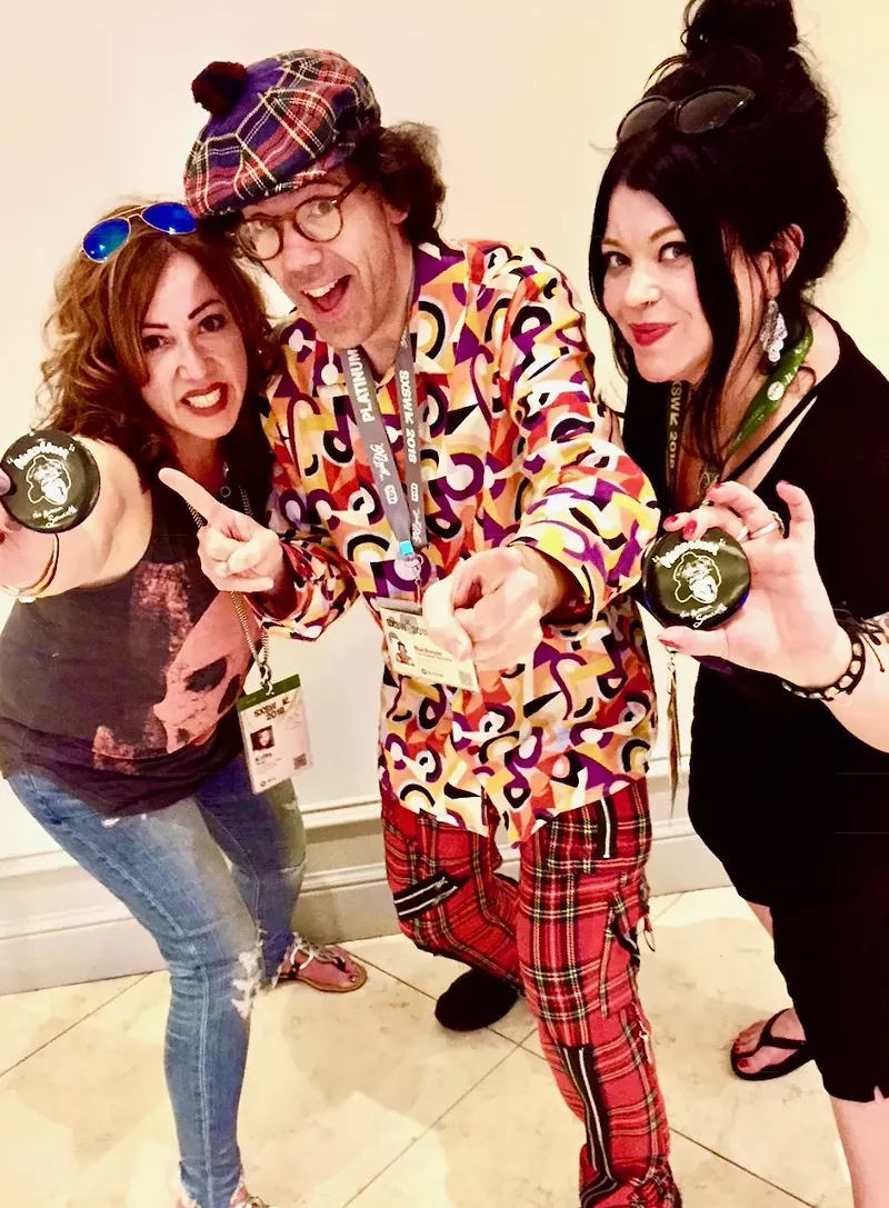 Nardwuar. - Kathy Vargo and Kat Paled