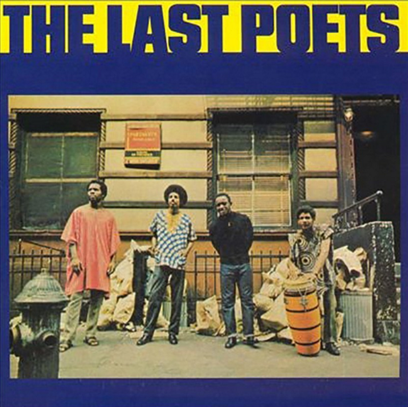 The cover the the Last Poets' debut album from 1970s.