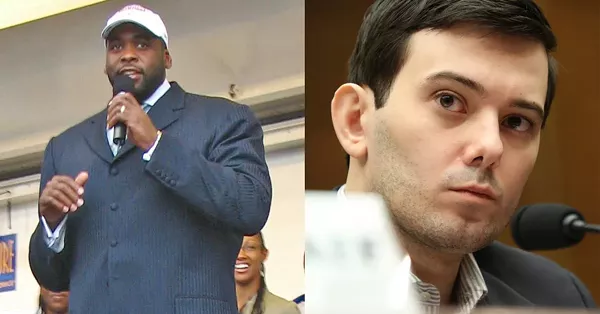 Kwame Kilpatrick, left, and Martin Shkreli. - Dave Hogg | Wikimedia Creative Commons