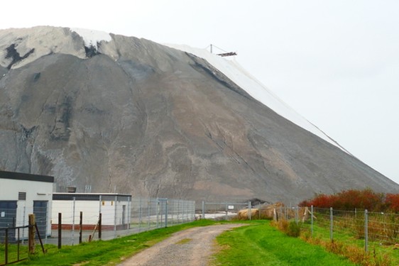 Overburden stockpile from potash mining underground, near Wunstorf, Lower Saxony, Germany - PHOTO COURTESY SHUTTERSTOCK