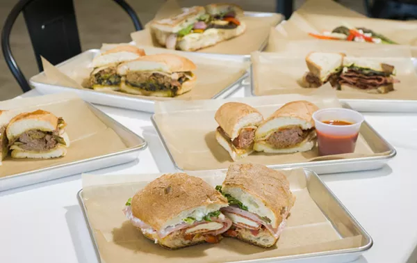 Sandwiches at Rocco's - Tom Perkins