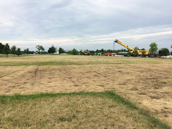 Once again, the Grand Prix tore up Belle Isle, and it's a muddy mess (22)