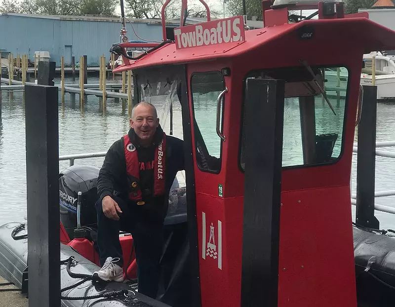 Captain Jeff Pidcock stands ready to tow you out of trouble