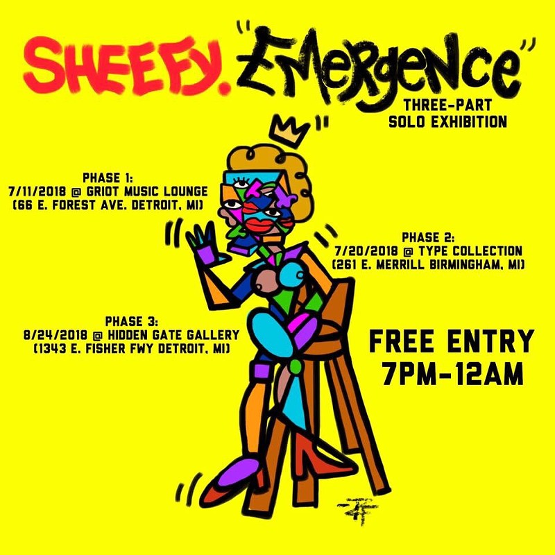 Sheefy McFly made so much art he will have three solo shows this summer