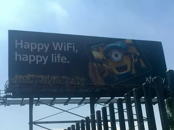 Billboard at Grand River Avenue near West Grand Boulevard. - Violet Ikonomova