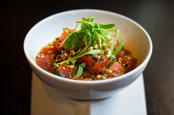 Adachi's tuna poke. - Schlow Restaurant Group