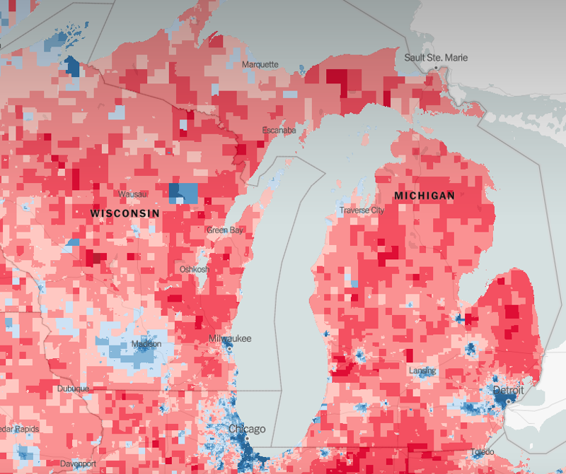 New map shows if your Detroit neighborhood is filled with Trump voters